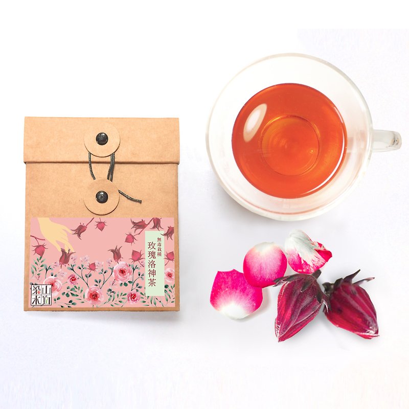 【梁山水泊】凍檸友善栽種玫瑰洛神茶 - 茶葉/茶包 - 新鮮食材 紫色