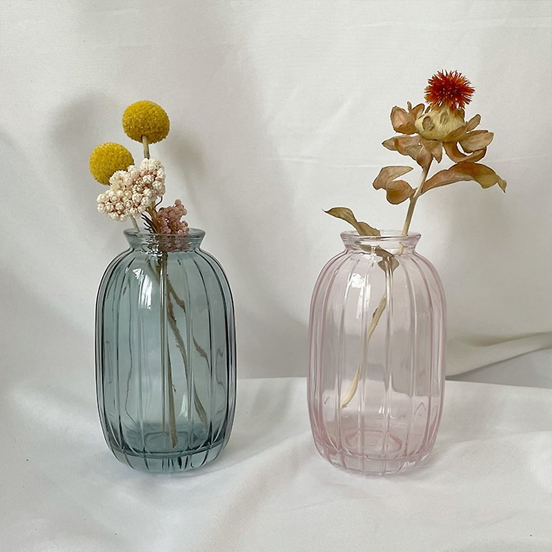 【Feigoh 馡阁】【Christmas Gift】Lantern Sleeve Home Decoration Glass Vase, Flower Vessel - Pottery & Ceramics - Glass 