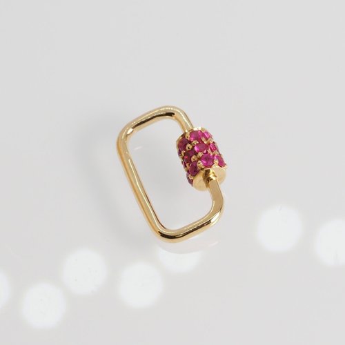 IRIZA Jewellery 18K金經典紅寶石吊咀 Ruby Classic Connector