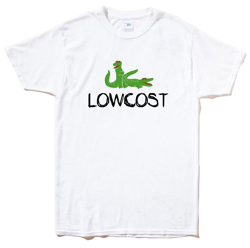 LOWCOST Men's and women's short-sleeved T-shirts white fun humorous animal literary design hilarious - Men's T-Shirts & Tops - Cotton & Hemp White