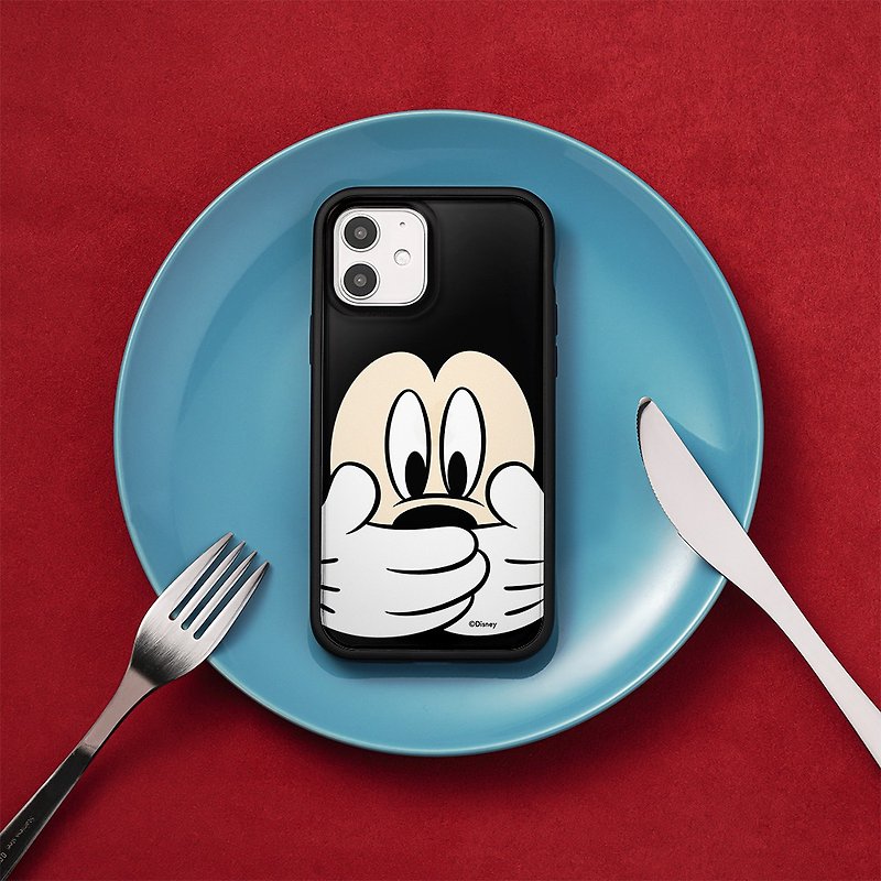 Mod NX frame back cover mobile phone case∣Disney-Mickey series/Mickey covers his mouth - อุปกรณ์เสริมอื่น ๆ - พลาสติก หลากหลายสี