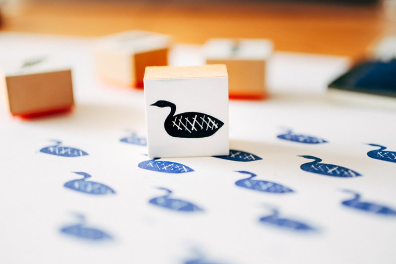 Swan Stamp / Atelier Series - ตราปั๊ม/สแตมป์/หมึก - ไม้ 