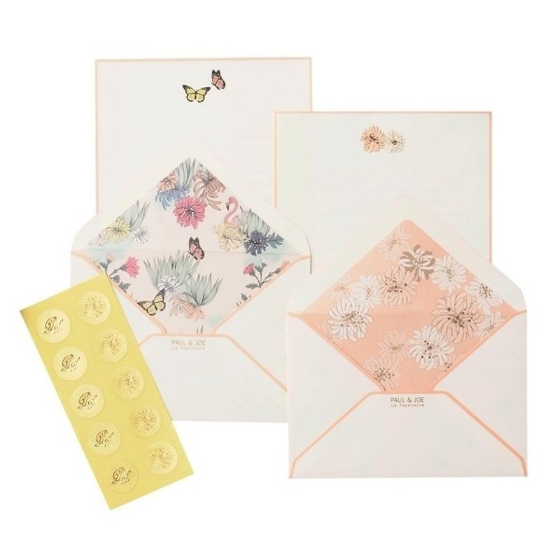 Mark's x PAUL & JOE Letter Set in Case / Pink (PAJ-LS1-PK) - Cards & Postcards - Paper Pink