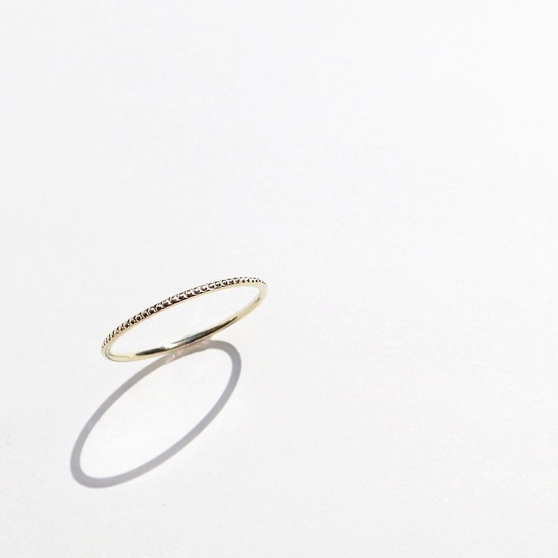 K14 Milgrain Ring - 戒指 - 貴金屬 金色