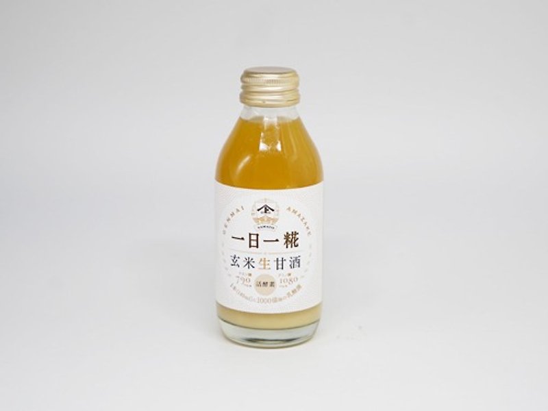 One day at a time, brown rice sweet sake, containing lactic acid bacteria, 140ml One day at a time, raw brown rice sweet sake, containing lactic acid bacteria, 140ml - น้ำผักผลไม้ - วัสดุอื่นๆ 
