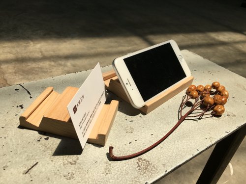木城工坊 限時限量優惠組-原木多功能手機架-6cm+12cm(2個一組)