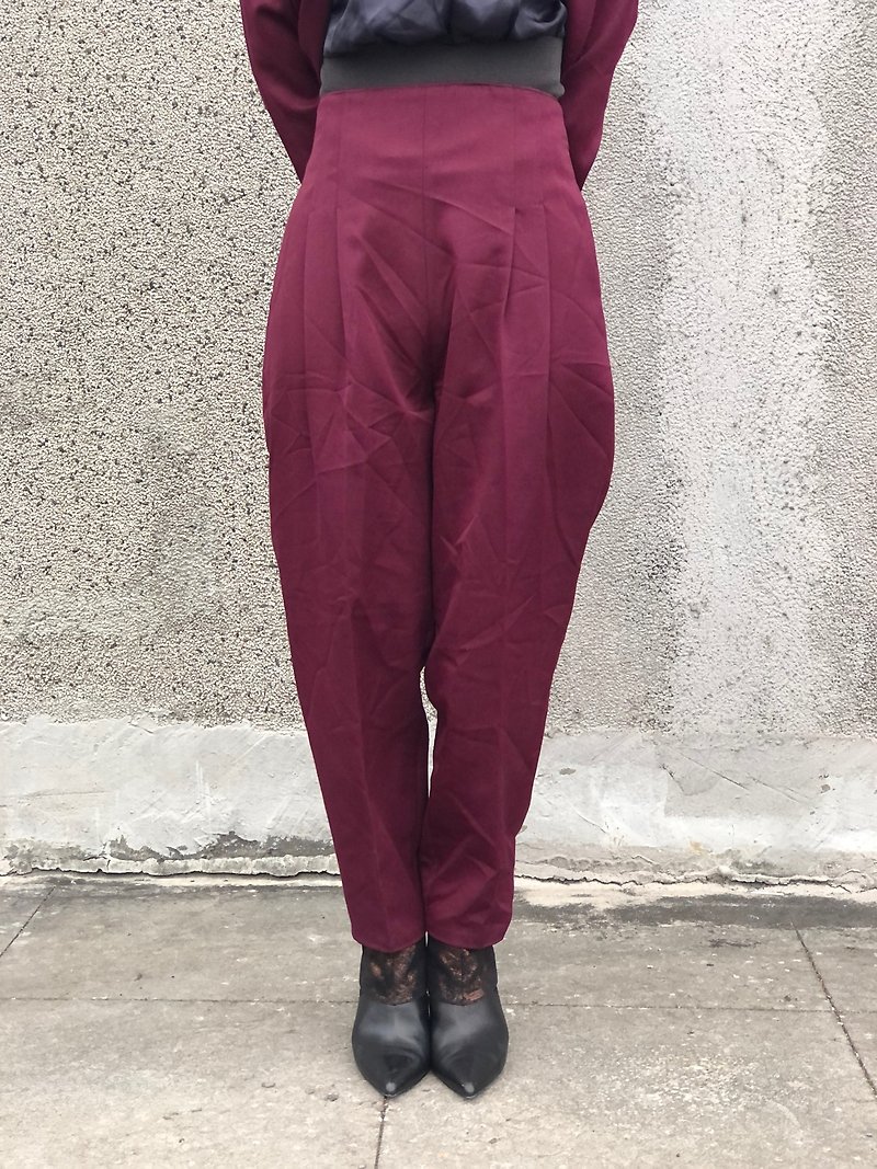 Purple waist discount pants - Women's Pants - Other Materials 