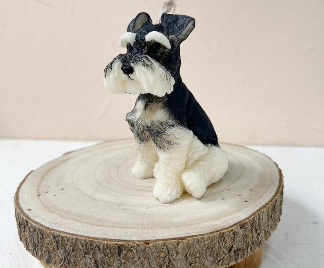 クリスマスギフト - シュナウザーのアロマキャンドル - ショップ