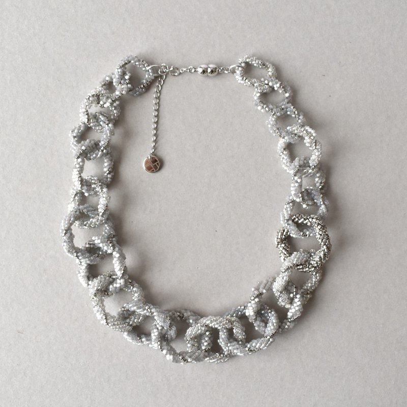 Chain 45cm / silver_2025.12. - สร้อยคอ - แก้ว 