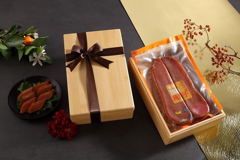 頂級烏魚子典藏禮盒-免費刻字 竹製禮盒 全省免運 快速到貨 - 其他 - 新鮮食材 