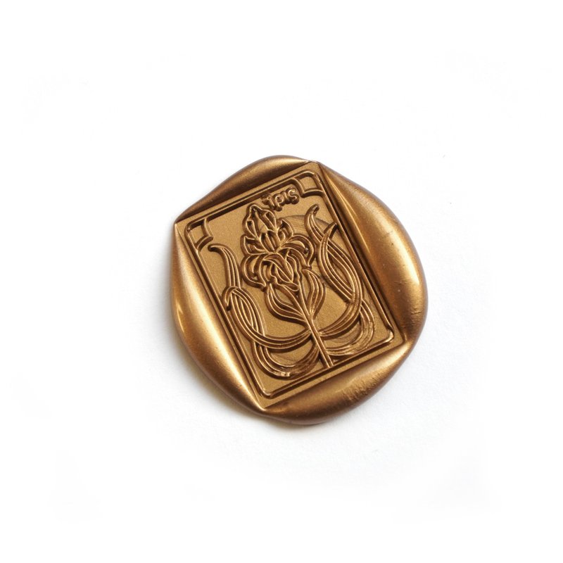 Iris Wax Seal Stamp - misterrobinson - ตราปั๊ม/สแตมป์/หมึก - ทองแดงทองเหลือง 