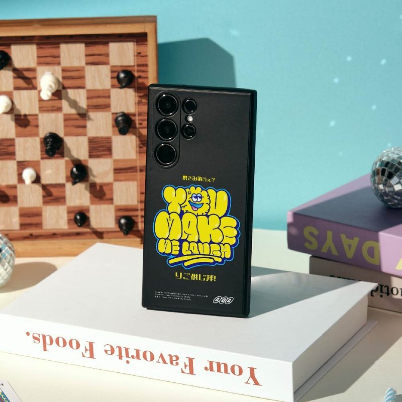 A/DA你讓我想笑純色矽膠SAMSUNG手機殼 - 手機殼/手機套 - 塑膠 多色