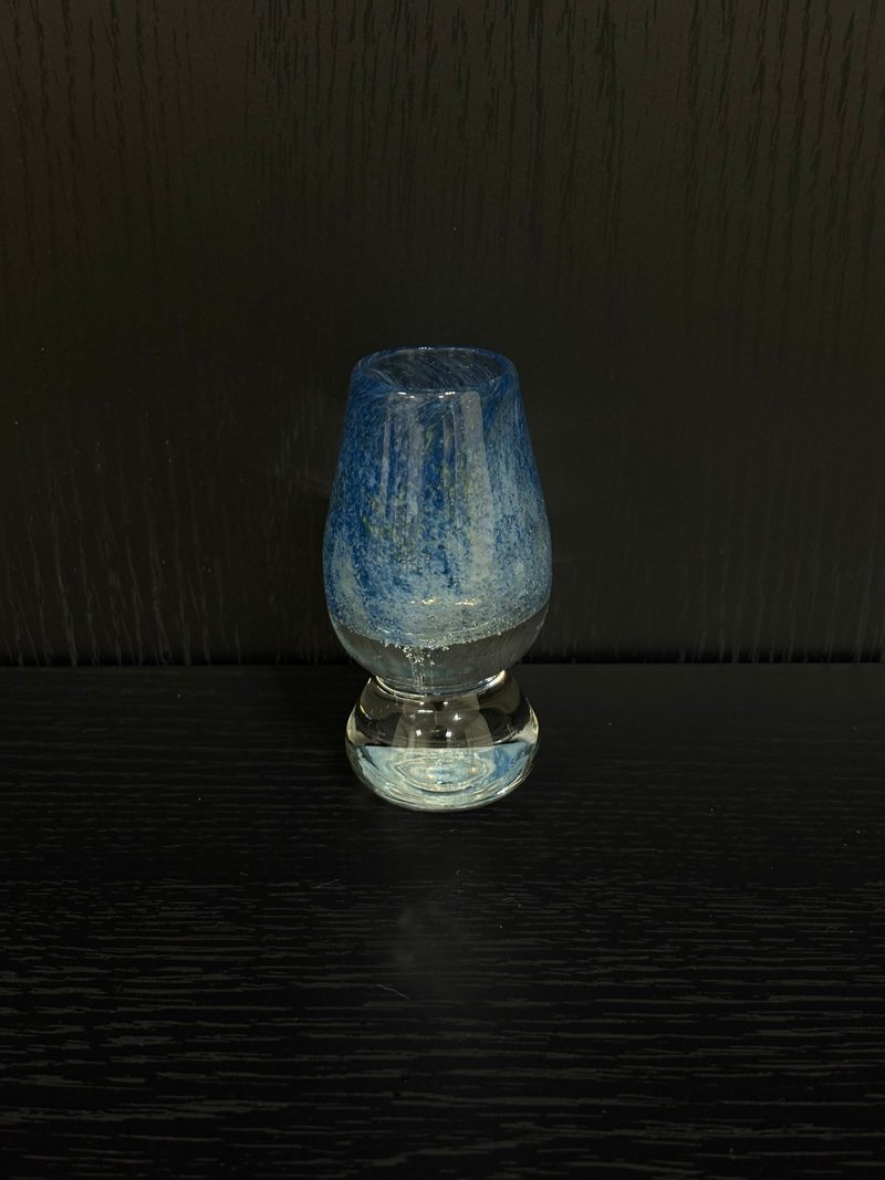 湛藍立杯玻璃杯 - 玻璃杯 - 玻璃 