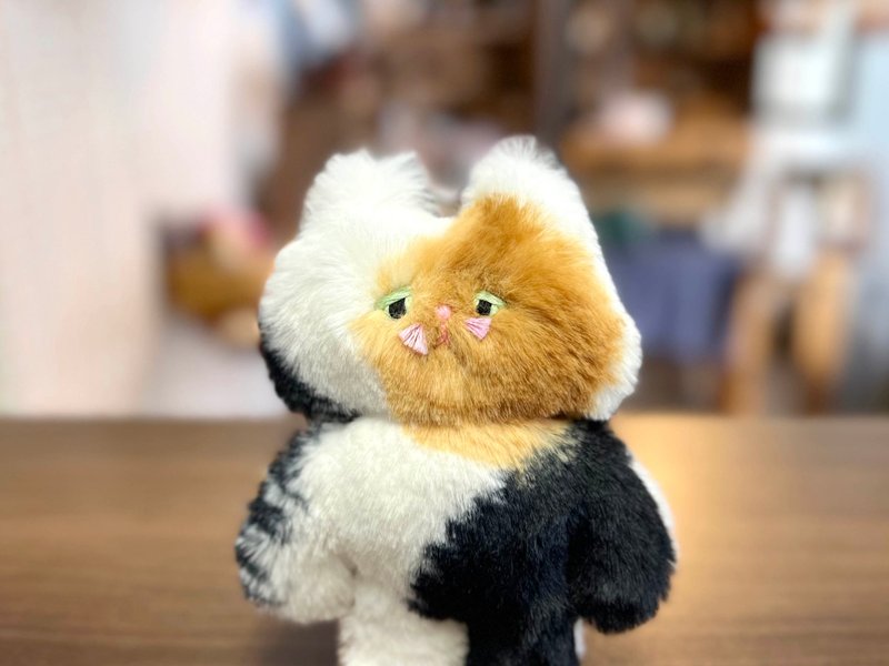 Cat Smooth Type Mike - Stuffed Dolls & Figurines - Polyester Black