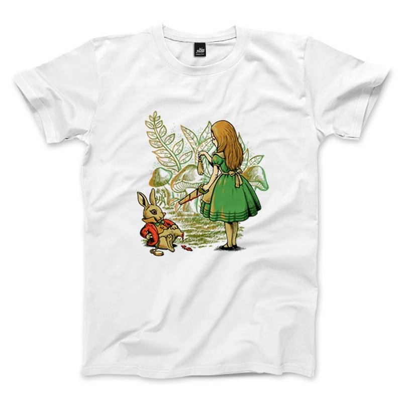 Lucky Rabbit Feet-White-Unisex T-shirt - Men's T-Shirts & Tops - Cotton & Hemp White