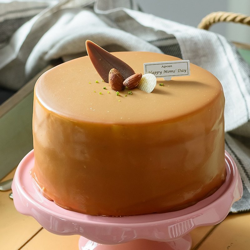 Ai Posuo [Country of Versailles Milk Cake 6吋] Happy Party Package - เค้กและของหวาน - อาหารสด สีส้ม
