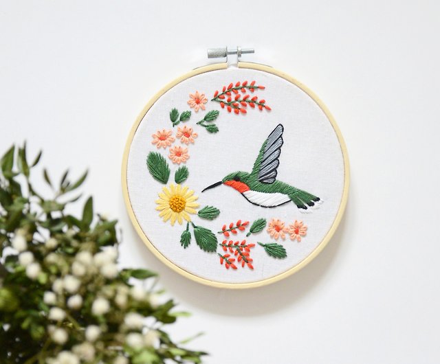 diamond embroidery Bird flowers