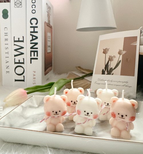 Piggy Candle韓式香氛蠟燭 婚禮小物 肥臉小熊 泡泡熊香氛蠟燭