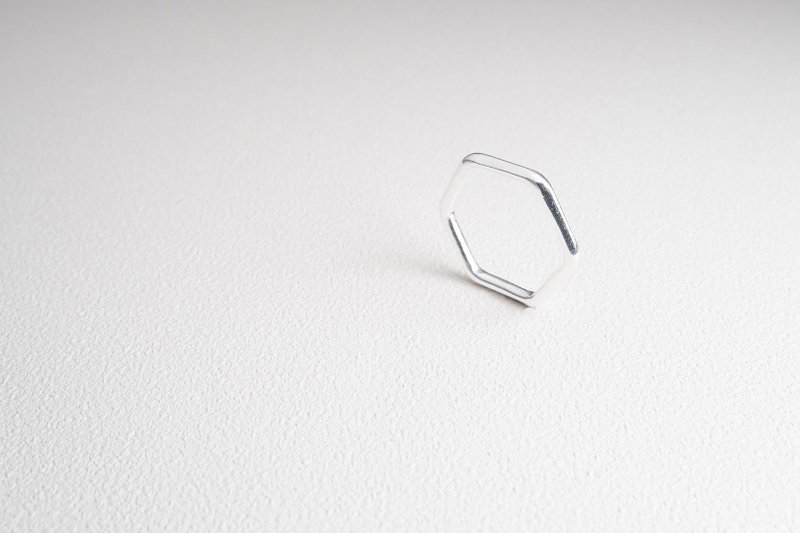 【多邊形系列】純銀戒指 Silver Ring - 戒指 - 純銀 