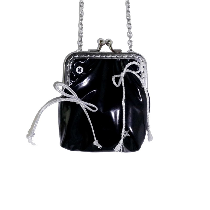 R(i)B(bon)_black_mini bag - korea brand- - Wallets - Other Materials Black