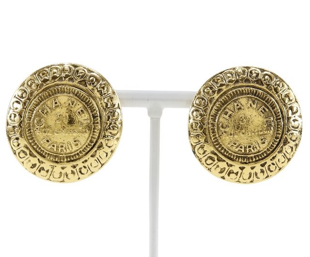 CHANEL シャネル ピアス ココマーク 31 カンボン ヴィンテージ 希少 日本直送】シャネル CHANEL ココマーク イヤリング 31 RUE CAMBON