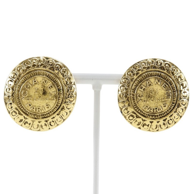 【日本直送】シャネル CHANEL ココマーク イヤリング 31 RUE CAMBON ヴィンテージ 金メッキ 約30.0g レディース【中古】 - 耳環/耳夾/耳骨夾 - 其他金屬 金色