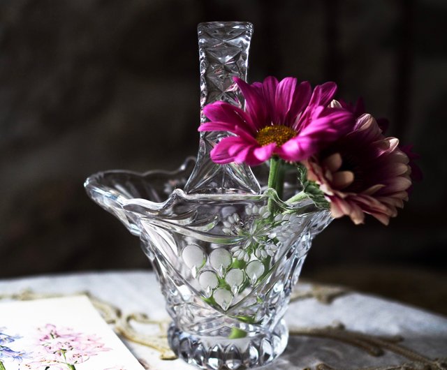 ドイツ製 Anna Hutte BLEIKRISTALL クリスタル ガラス花瓶