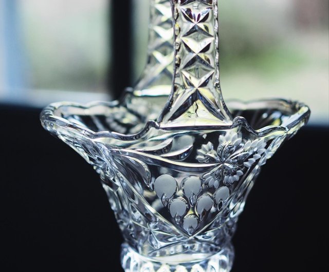 ドイツ製 Anna Hutte BLEIKRISTALL クリスタル ガラス花瓶