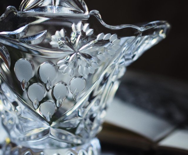 ドイツ製 Anna Hutte BLEIKRISTALL クリスタル ガラス花瓶