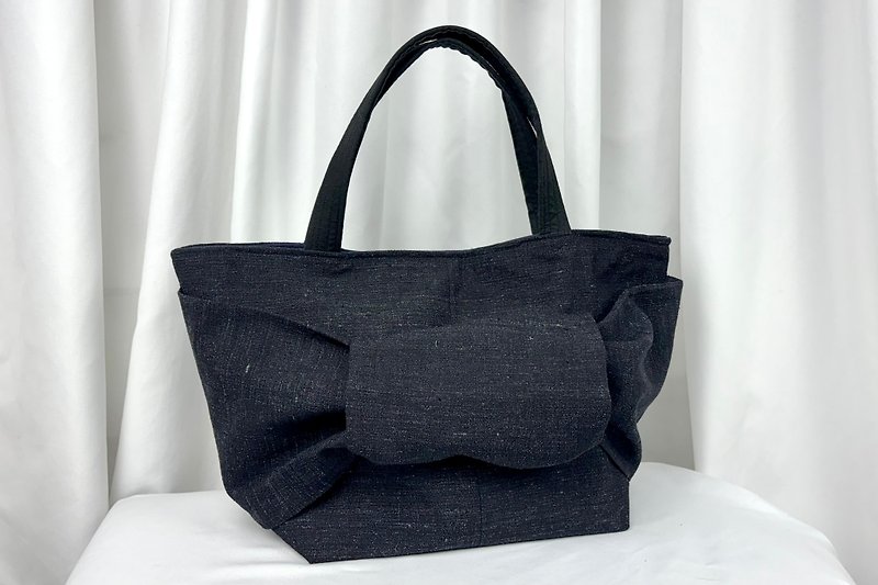 Japan || Kimono tote bag || ribbon - Handbags & Totes - Silk 