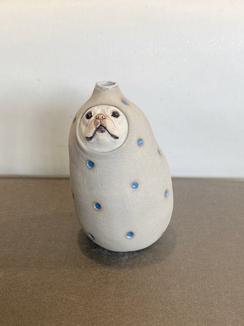 ゆとり炉　フレンチブルドッグ小物入れ 抽選販売】ゆとり炉「コラボ一輪挿し」の抽選会スタート！ | フレンチ