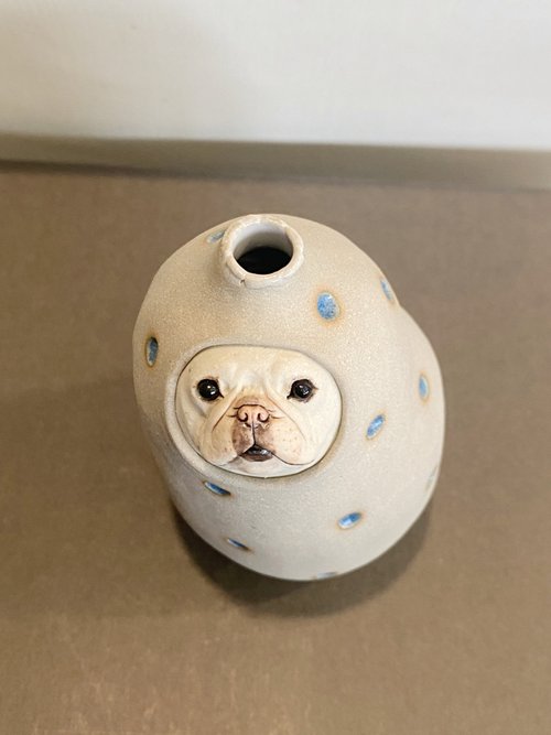 ゆとり炉　フレンチブルドッグ小物入れ 抽選販売】ゆとり炉「コラボ一輪挿し」の抽選会スタート！ | フレンチ