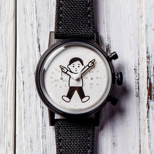 UNDONE x Noritake The Pointing Boy 2.0 Chronograph watch