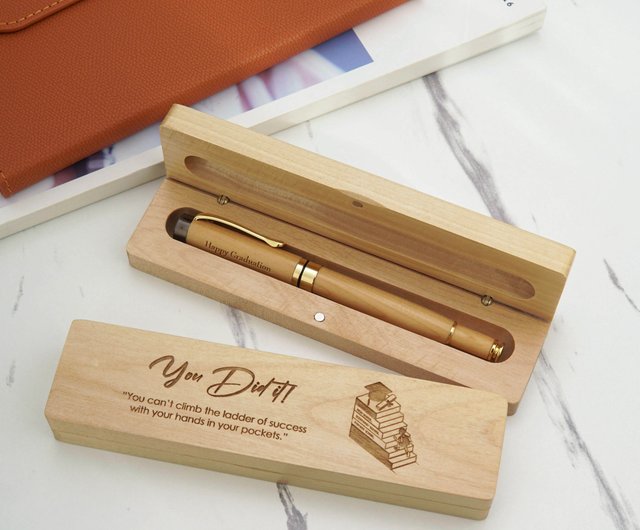 Buy Wooden Pen Gift Box with Company Logo