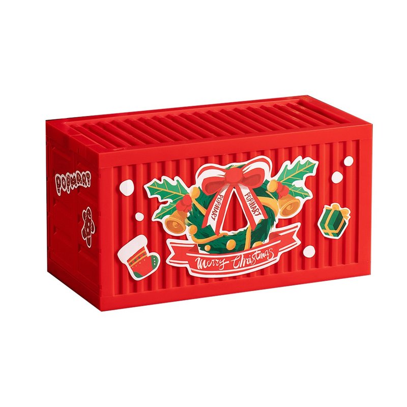 POPMART發光陳列箱(聖誕款) - 公仔/玩偶 - 塑膠 紅色