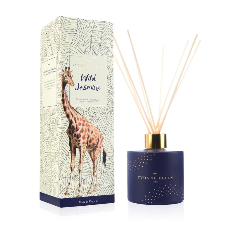 Wild Jasmine 200ml Reed Diffuser - Fragrances - Essential Oils Blue