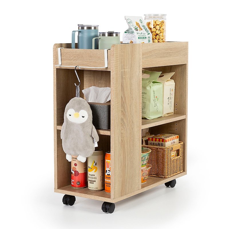 [Chilesenhuo] Walker storage cart/shelving cart/storage cart/trolley/DIY assembly - Other Furniture - Other Materials 