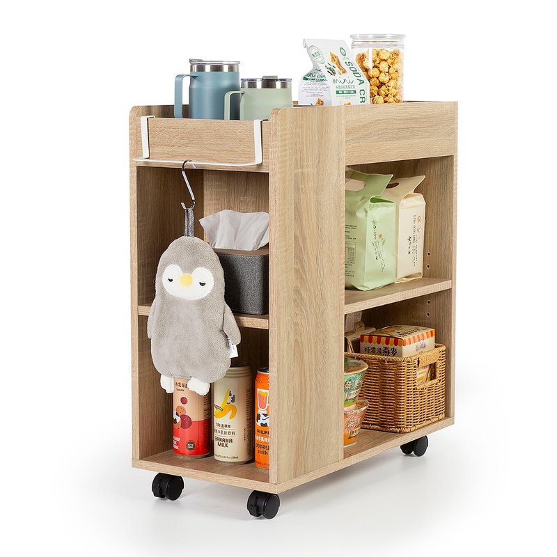 [Chilesenhuo] Walker storage cart/shelving cart/storage cart/trolley/DIY assembly - Other Furniture - Other Materials 