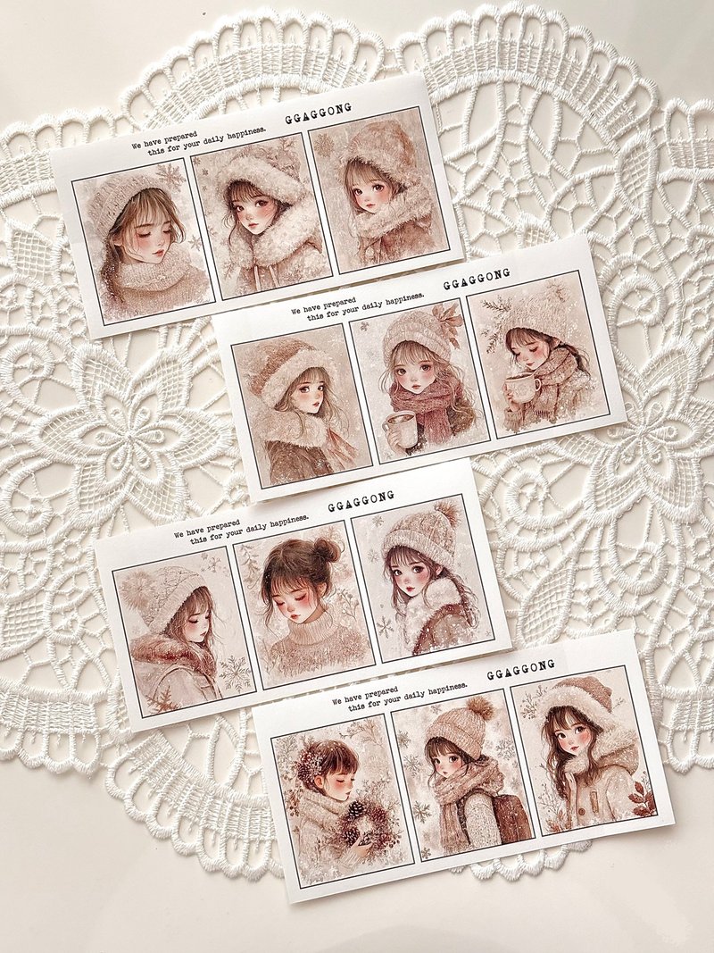 winter child Stickers  vol.2 - Stickers - Paper 