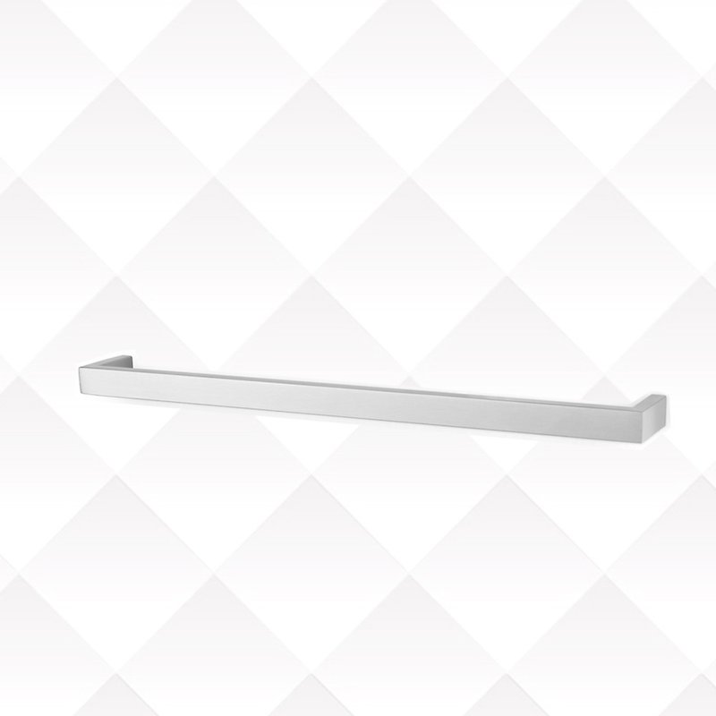 ZACK-Towel Bar-Single Rod 61.5cm-Brushed - Bathroom Supplies - Stainless Steel Silver