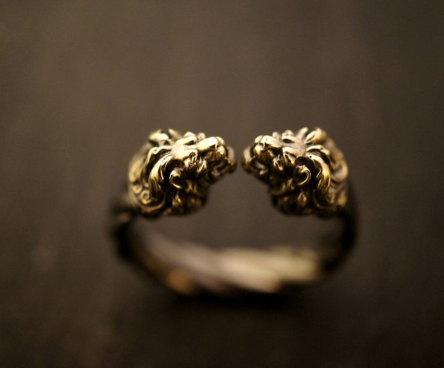 クラシックライオンリング - ショップ 794729metalwork リング