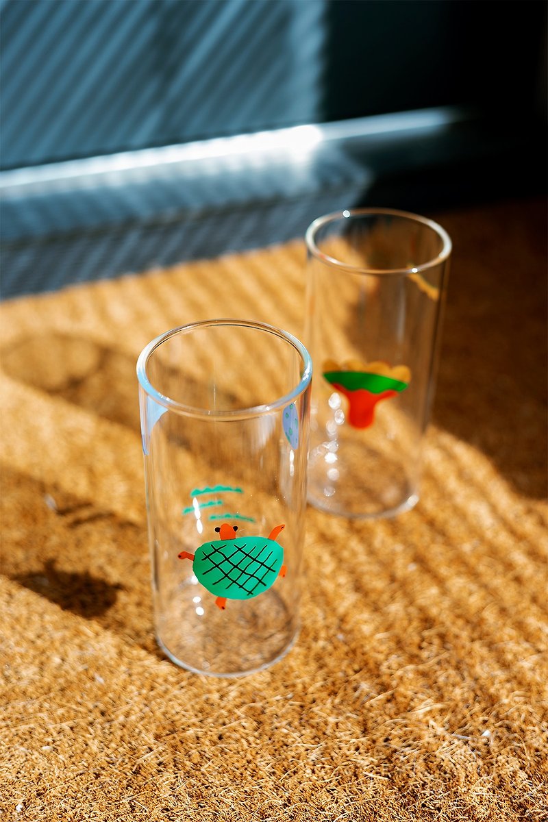Hand-blown heat-resistant glass ーPolo turtle ーA gentleman and B child design ーChristmas exchange gifts - แก้ว - แก้ว สีเขียว