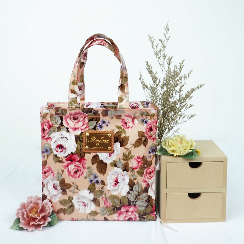 Rose roses waterproof bag - naked - Handbags & Totes - Waterproof Material Gold