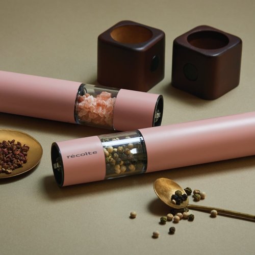 récolte recolte Salt & Pepper Mill Mini 電動研磨器 RMM-1灰濛粉限定版