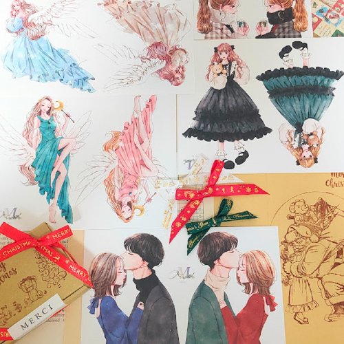 シール ステッカー セット おしゃれ 女の子 セット コラージュ