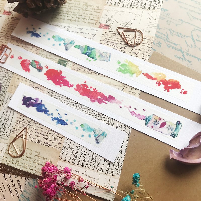 Paint Killer - Victim - Paper Tape - Washi Tape - Paper Multicolor