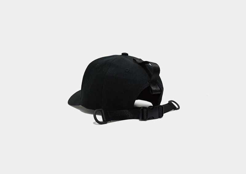 KAKY CAP 02-機能老帽棒球帽 - 帽子 - 聚酯纖維 黑色