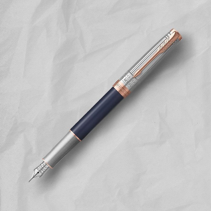 PARKER 派克 18K金 卓爾系列 無畏之旅 富士山 限量特別版 鋼筆 - 鋼筆 - 其他金屬 銀色