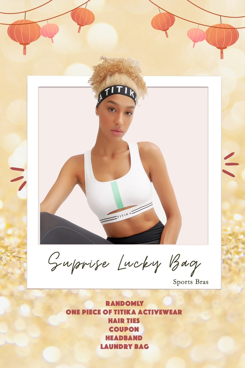 【福袋】Surprise Lucky Bag Set - Sport Bra - Women's Athletic Underwear - Other Man-Made Fibers 