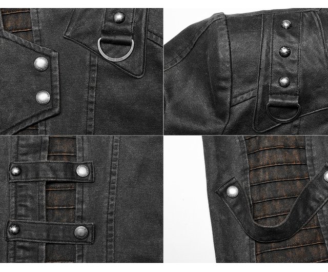 Wasteland Guard Heavy Fermented Washed Leather Short Jacket